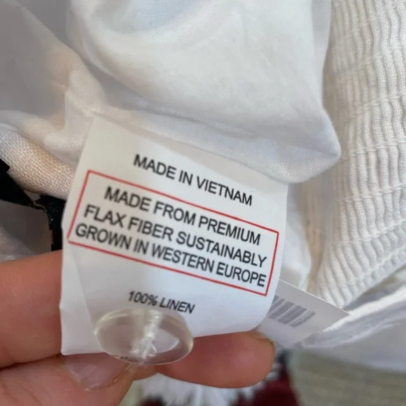 Quince White Linen Top - Picture 5 of 5